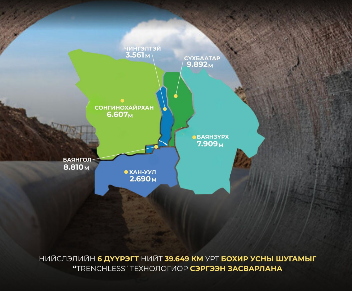 Хөрсний ус, үерийн хамгаалалт төслийг нийслэлийн төвийн зургаан дүүрэгт хэрэгжүүлнэ